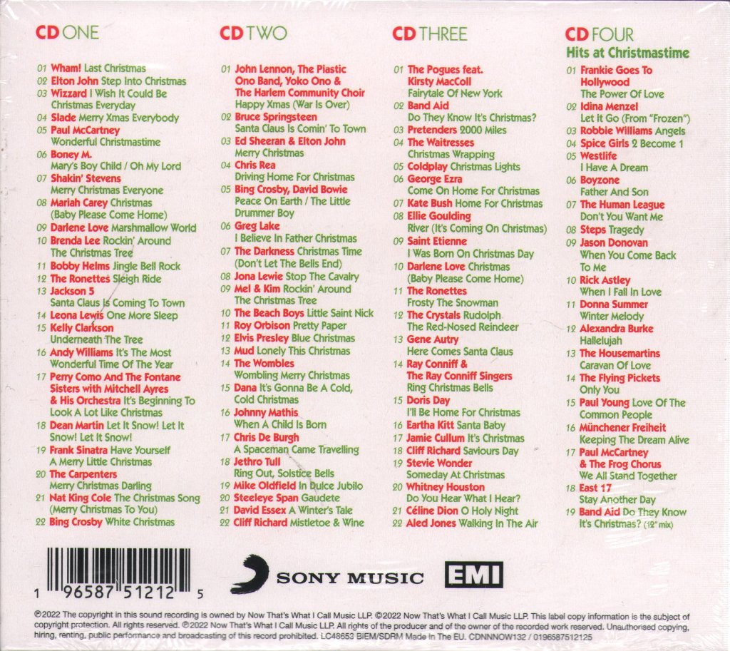 Various Artists - Now That's What I Call Christmas - Cd Set