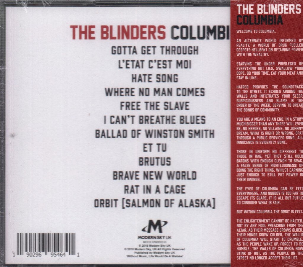Blinders - Columbia - Cd