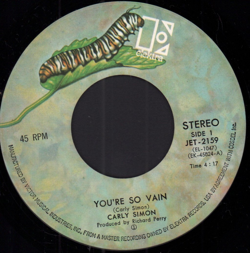Carly Simon - You're So Vain - 7 Inch