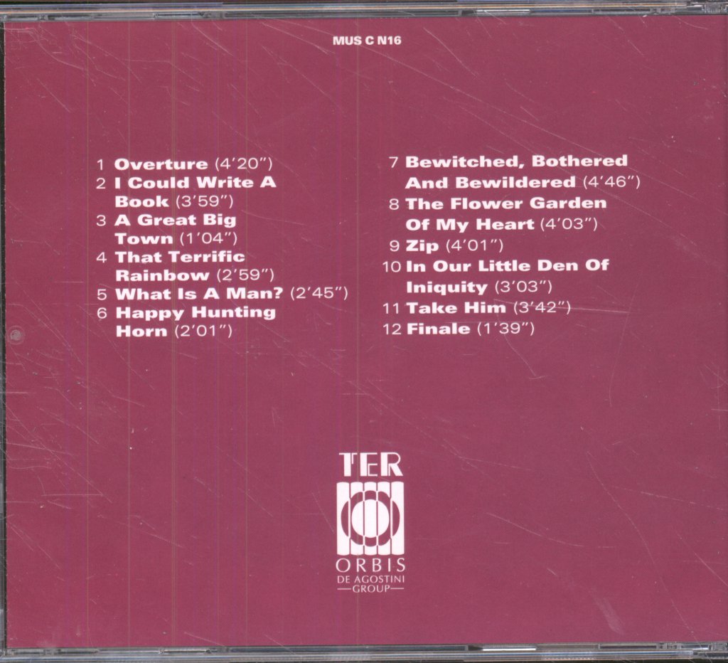 Pal Joey Original 1980 London Cast - Pal Joey - Cd