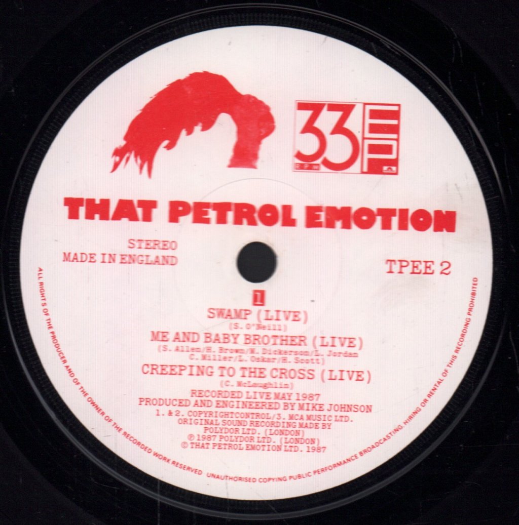 That Petrol Emotion - Live Ep - 7 Inch