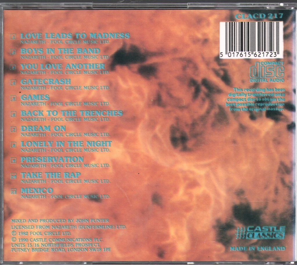 Nazareth - 2XS - Cd