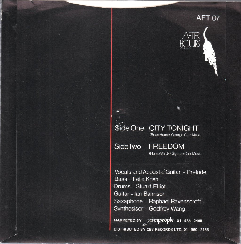 Prelude - City Tonight - 7 Inch