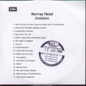 Murray Head - Emotions - Cdr