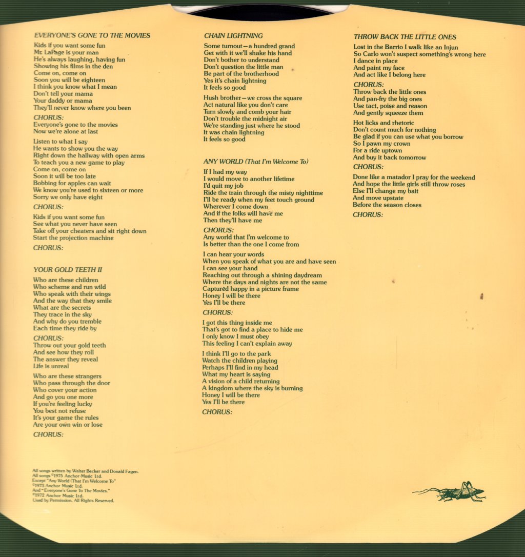 Steely Dan - Katy Lied - Lp