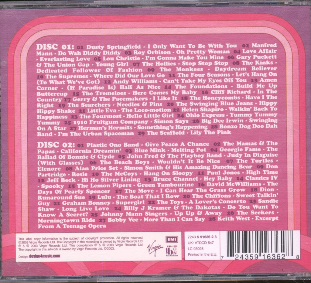Various Artists - Super 60's - Double Cd