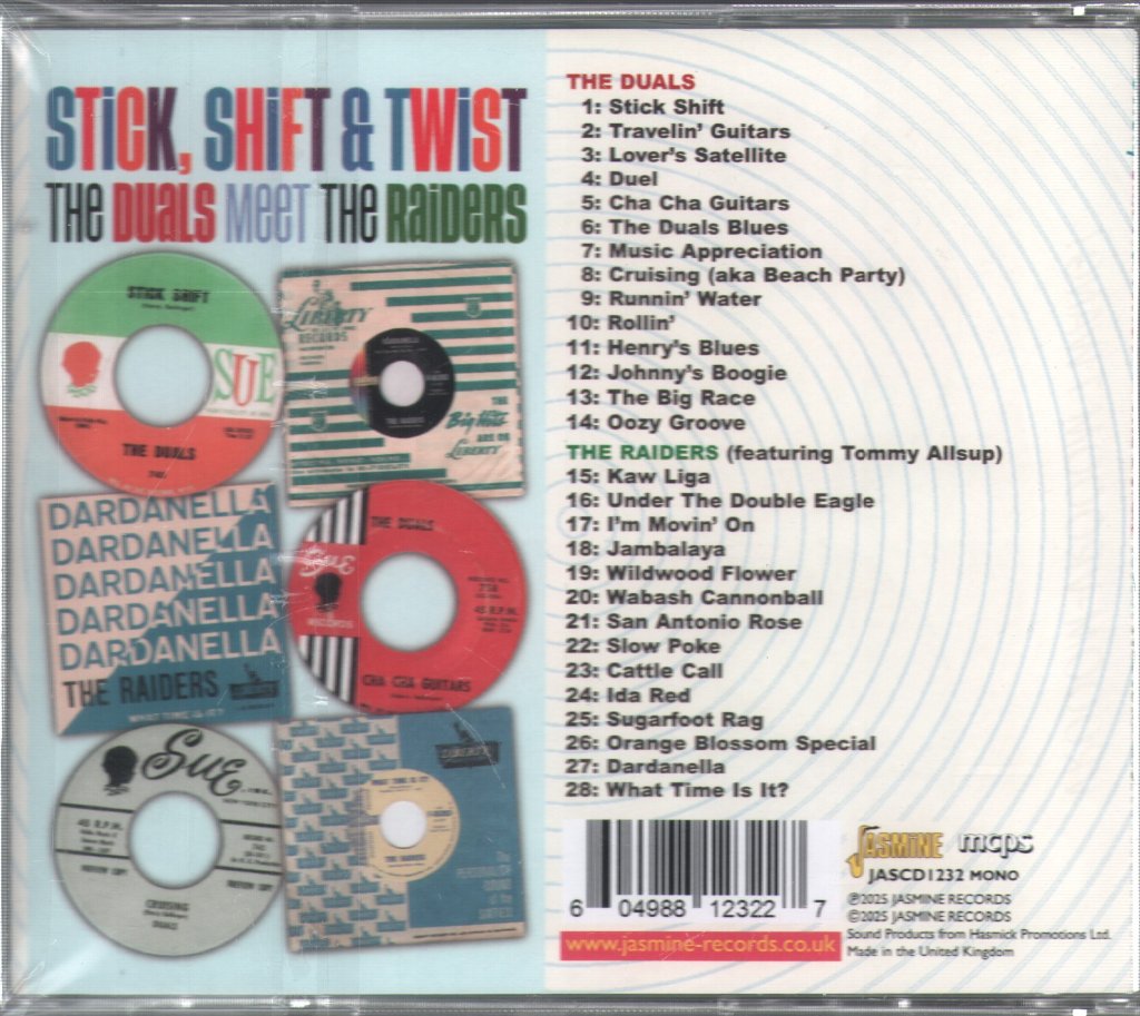The Duals meet The Raiders - Stick, Shift & Twist - Cd