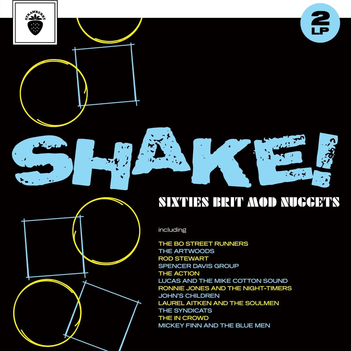 Various Artists - Shake! Sixties Brit Mod Nuggets Limited Edition Double 12" Vinyl - Double Lp