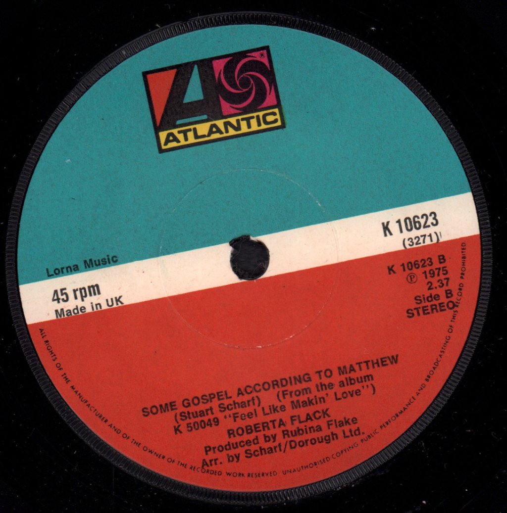 Roberta Flack - Feelin' That Glow - 7 Inch