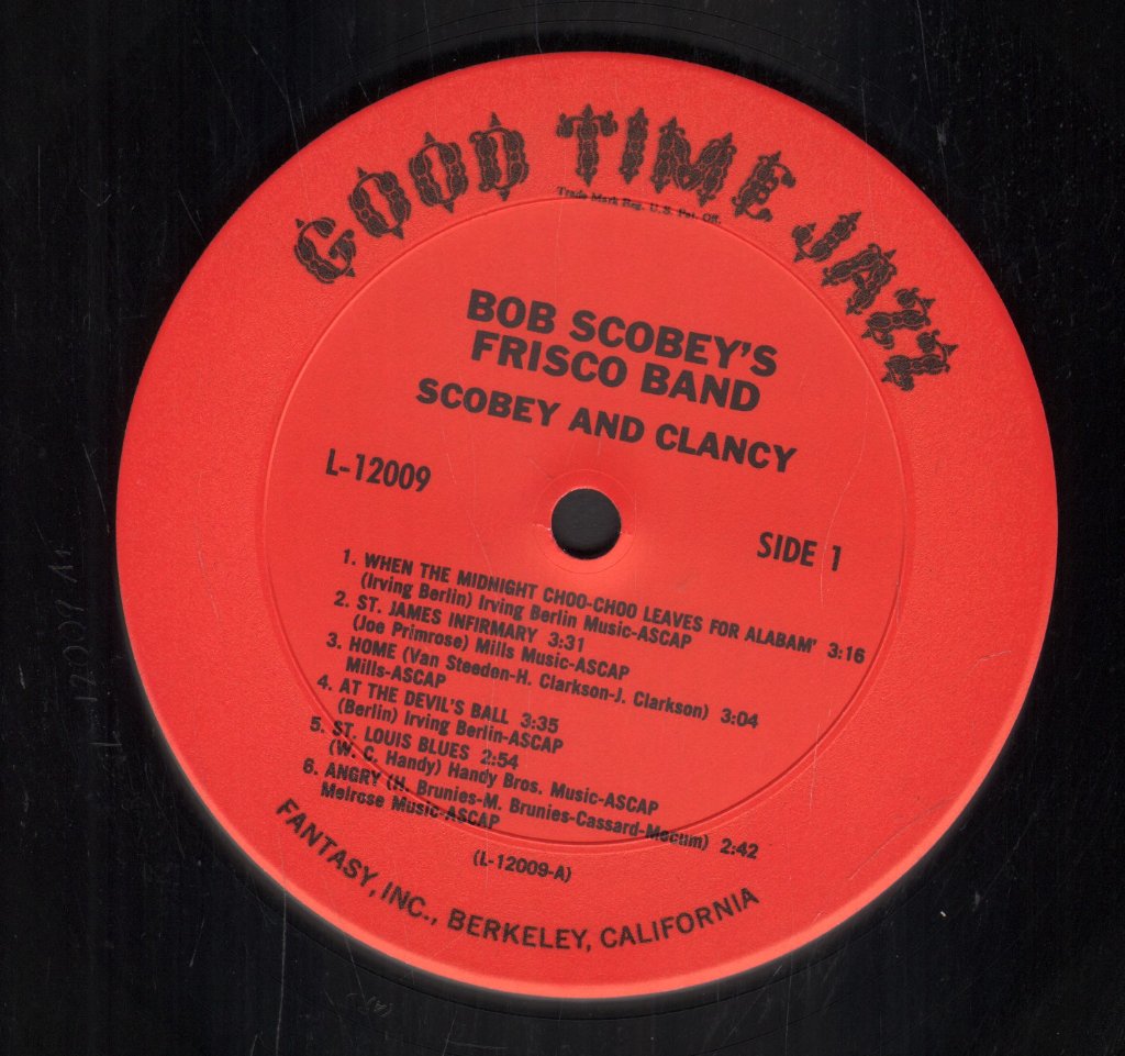 Bob Scobey's Frisco Band - Scobey And Clancy: Bob Scobey's Frisco Band, Vol. 5 - Lp