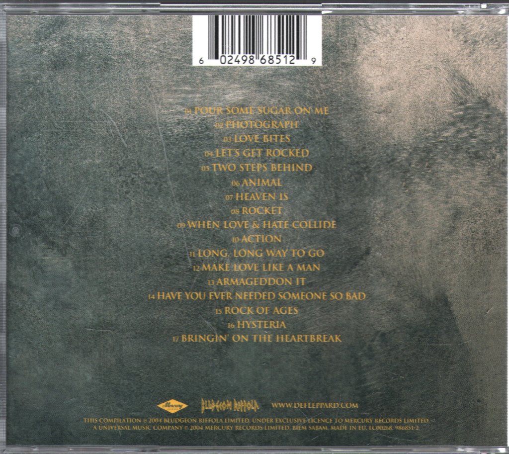Def Leppard - Best Of - Cd