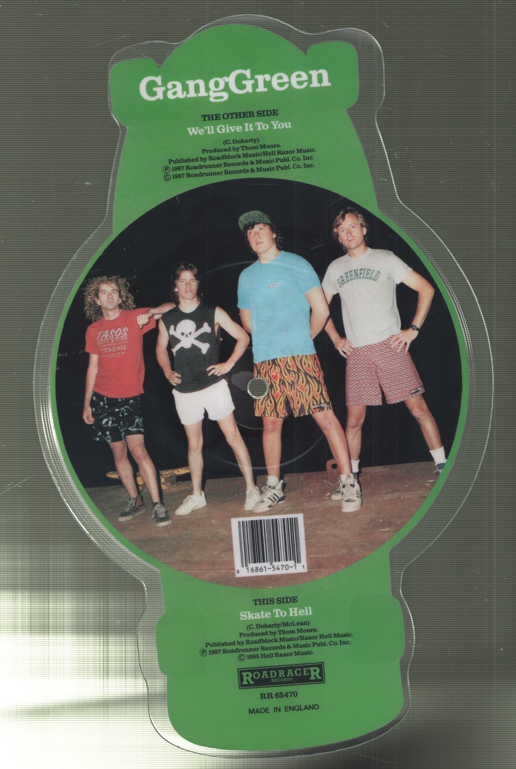Gang Green - We'll Give It To You / Skate To Hell - 7 Inch
