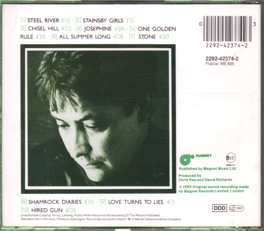 Chris Rea - Shamrock Diaries - Cd