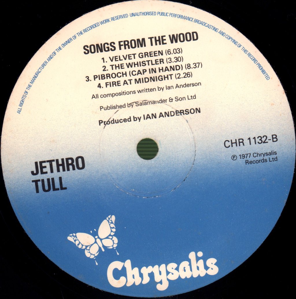 Jethro Tull - Songs From The Wood - Lp
