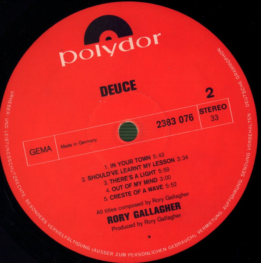 Rory Gallagher - Deuce - Lp