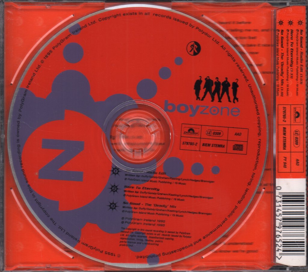 Boyzone (Boy Band) - So Good - Cd