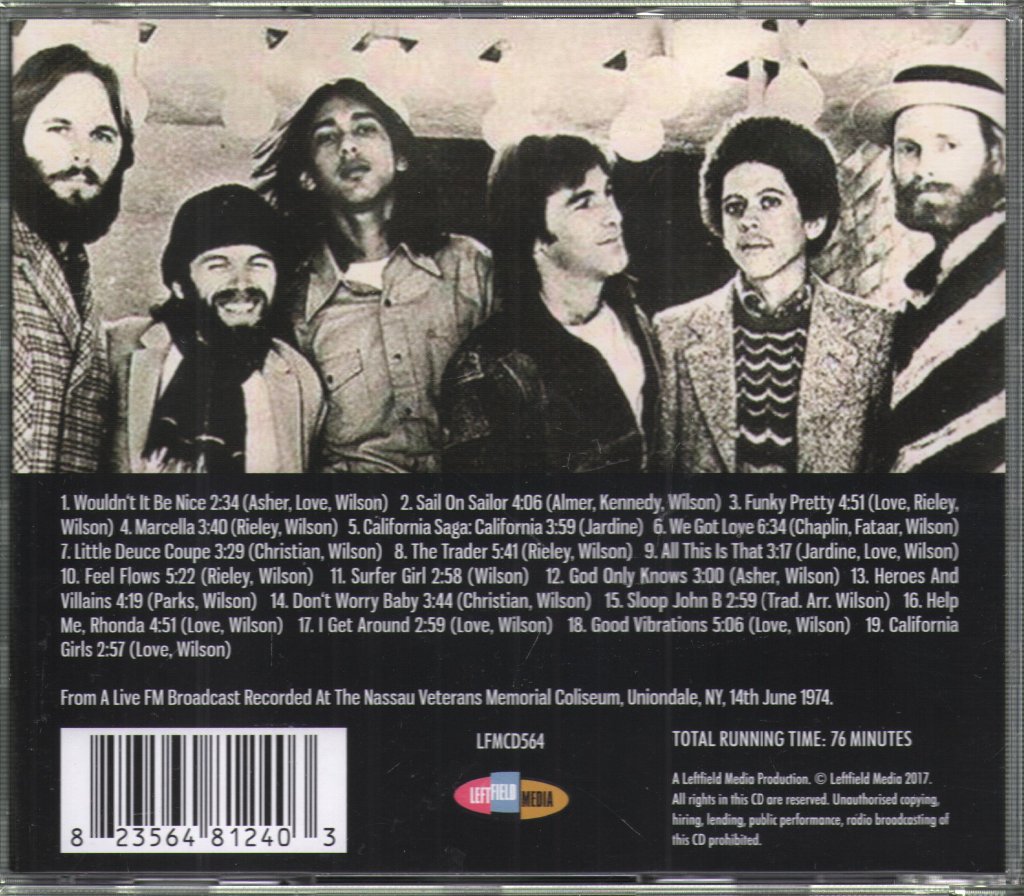 Beach Boys - Nassau Coliseum 1974: The Classic New York Broadcast - Cd
