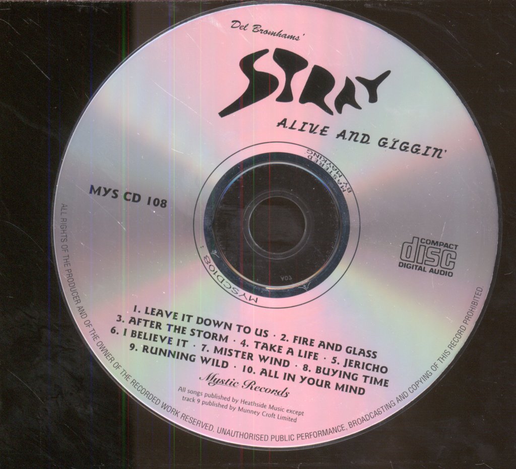 Del Bromham's Stray - Alive And Giggin' - Cd