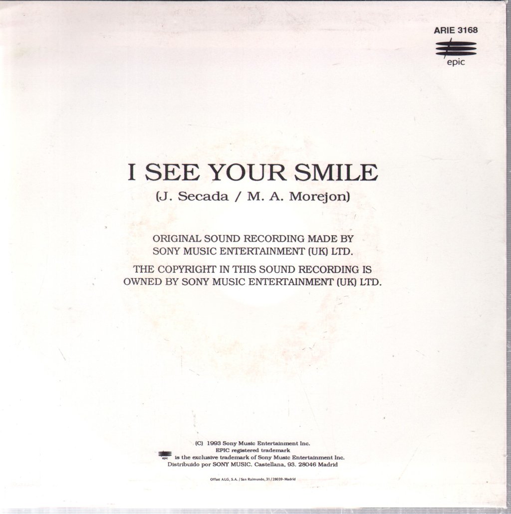 Gloria Estefan - I See Your Smile - 7 Inch