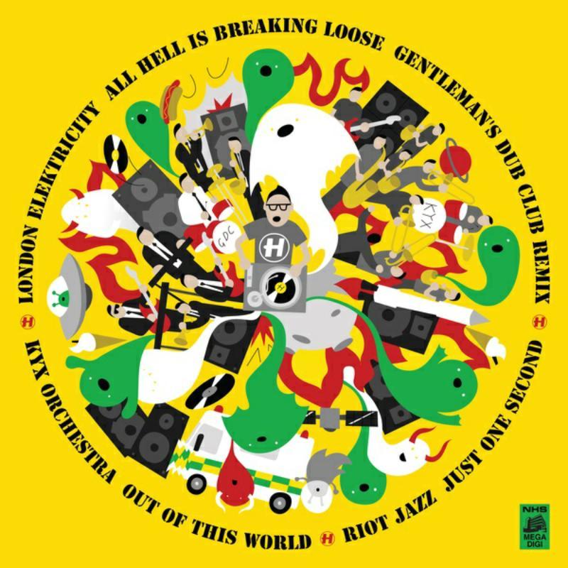 London Elektricity - All Hell Is Breaking Loose (Gentleman's Dub Club Remix) - 10 Inch
