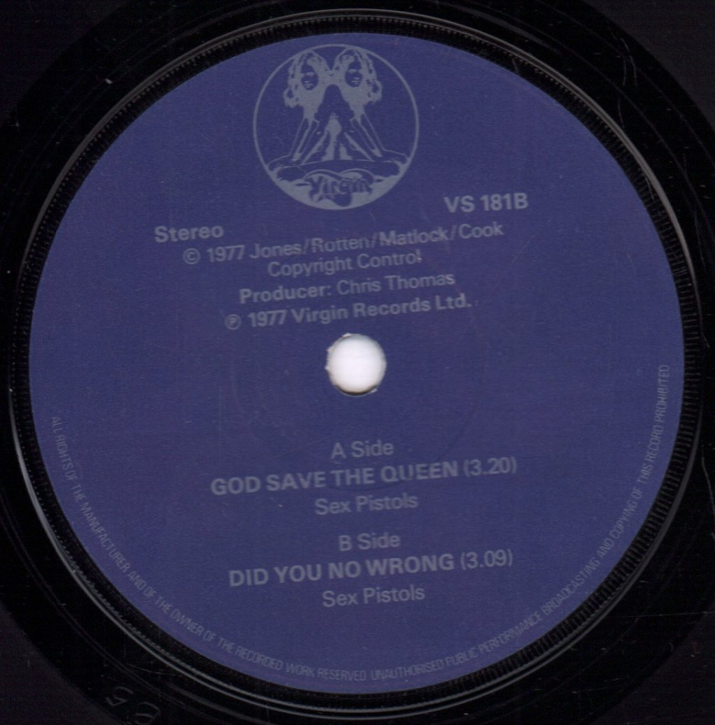 Sex Pistols - God Save The Queen - 7 Inch