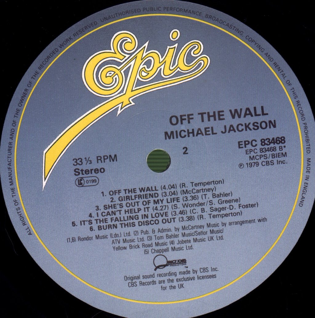 Michael Jackson - Off The Wall - Lp