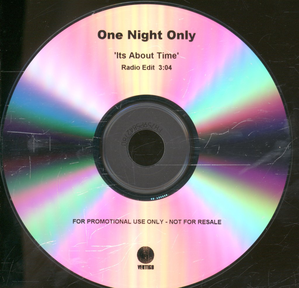One Night Only - It's About Time - Cdr