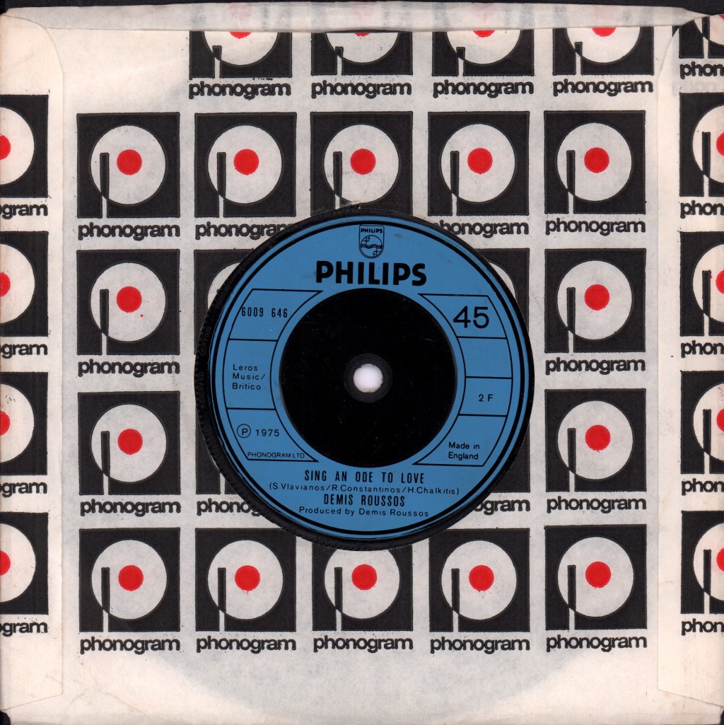 Demis Roussos - Midnight Is The Time I Need You - 7 Inch