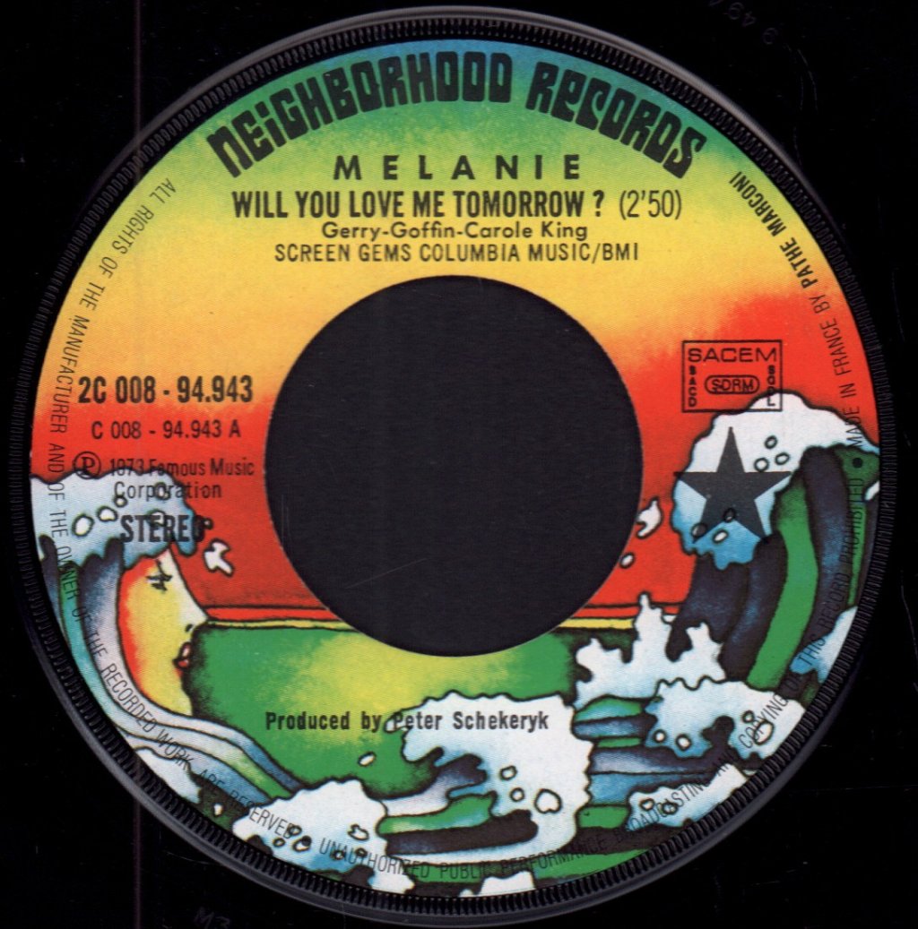Melanie - Will You Love Me Tomorrow - 7 Inch