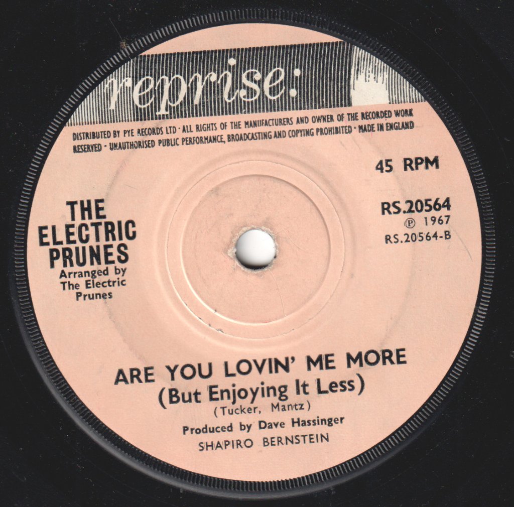 Electric Prunes - Get Me To The World On Time - 7 Inch