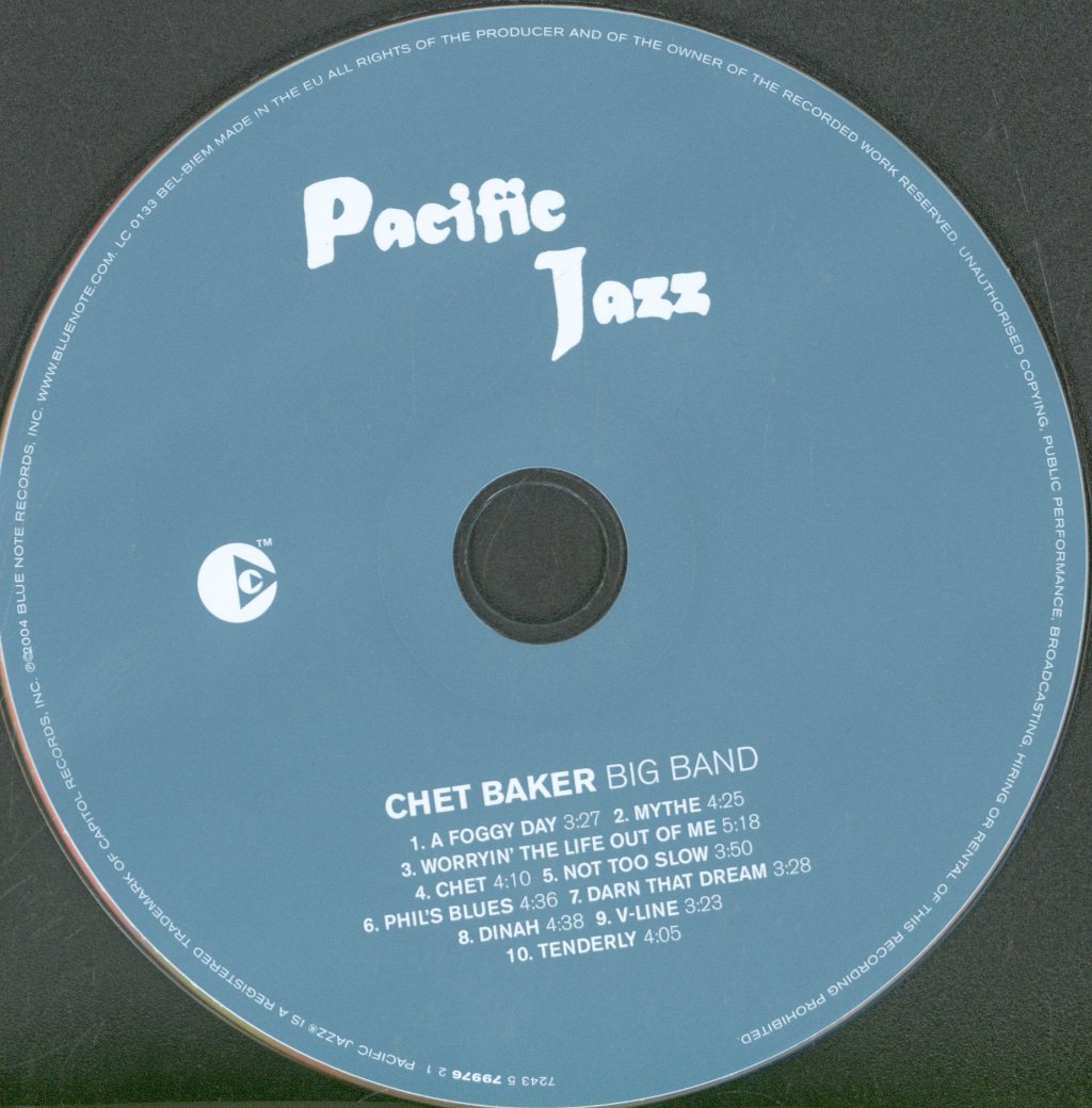 Chet Baker - Big Band - Cd