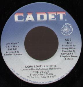 Dells - Long Lonely Nights - 7 Inch