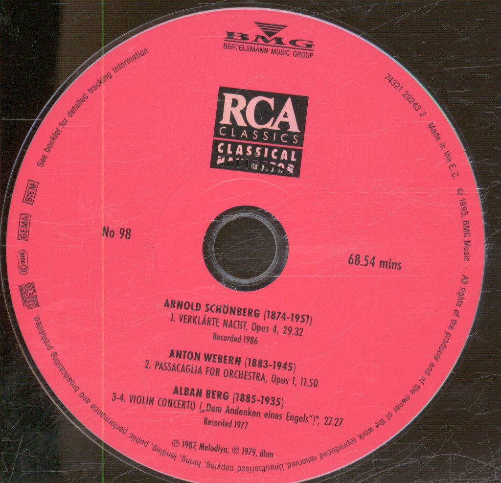 Hiroshi Wakasugi, Cologne Radio Symphony Orchestra - Schonberg / Webern / Berg - Orchestral Music - Cd