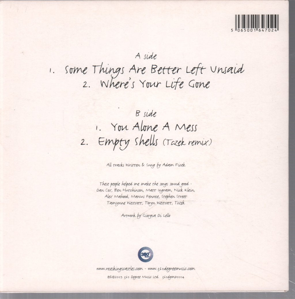 Roses Kings Castles - Apples And Engines - 7 Inch
