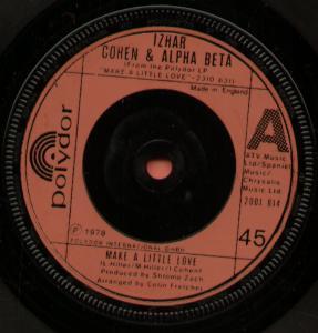 Izhar Cohen And The Alpha Beta - Make A Little Love - 7 Inch