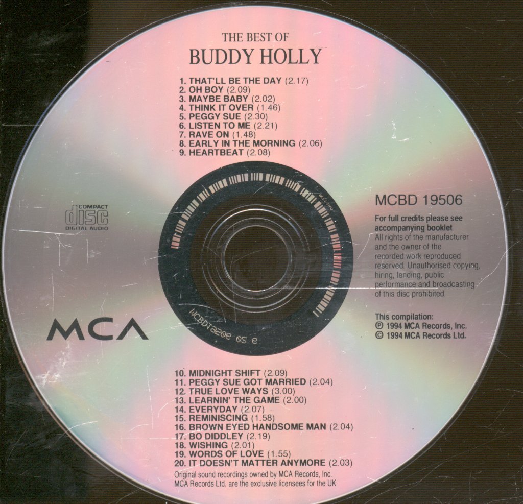 Buddy Holly - Best Of - Cd