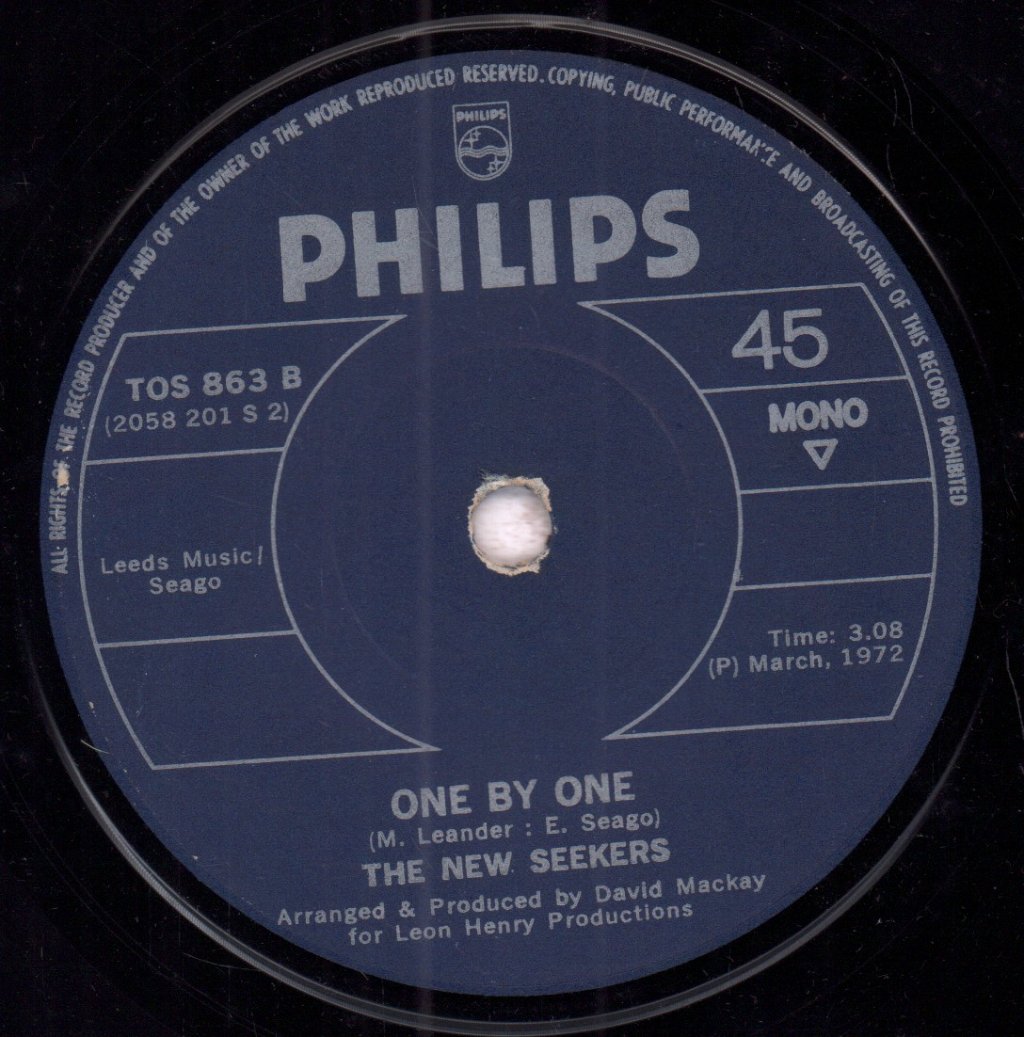 New Seekers - Beg, Steal Or Borrow - 7 Inch