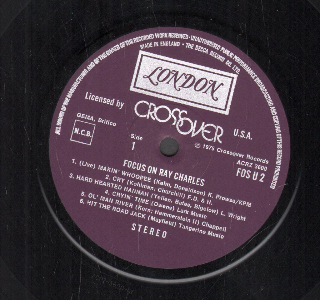 Ray Charles - Focus On - Double Lp