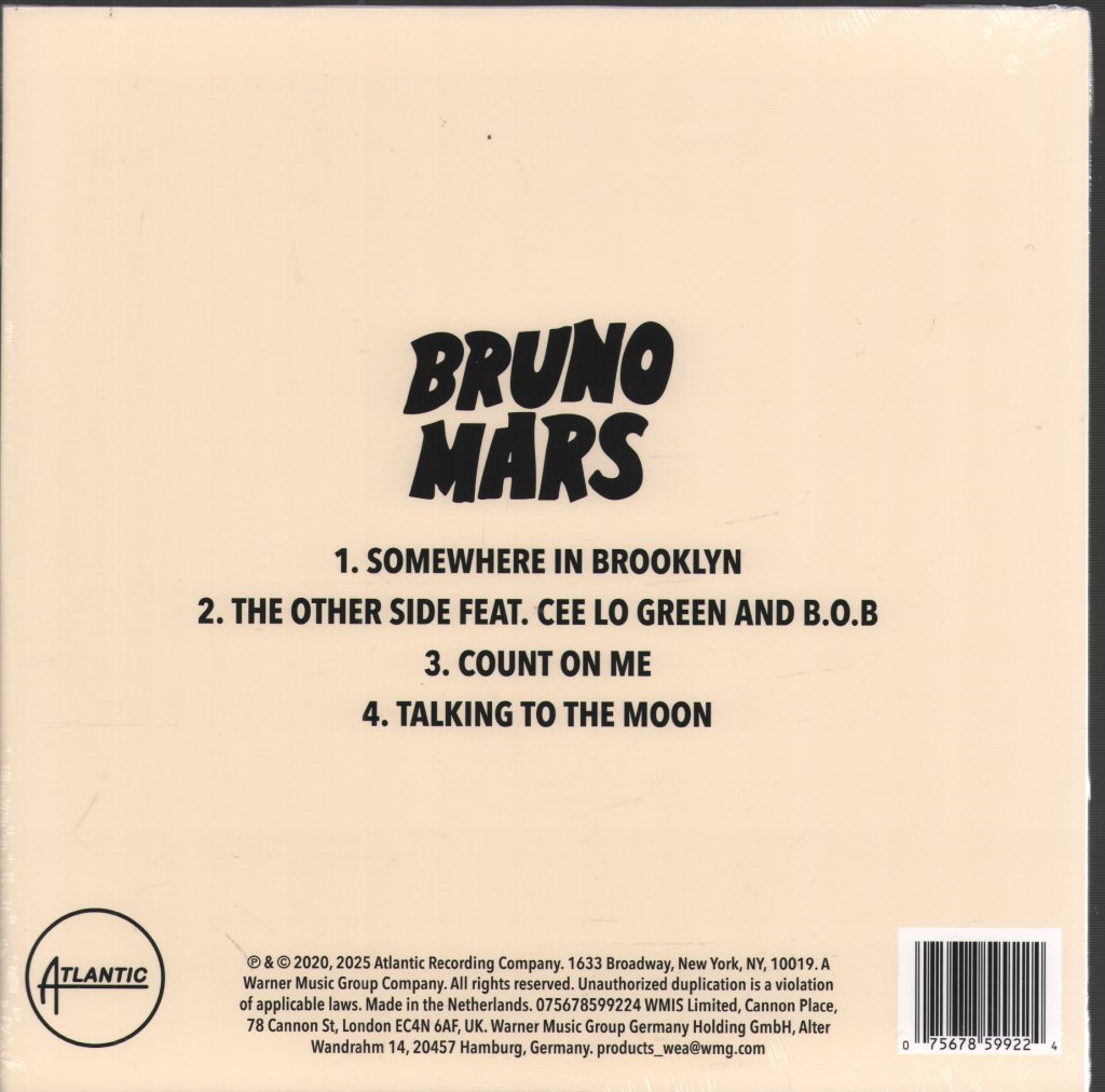 Bruno Mars - It's Better If You Don't Understand (Black Friday 2025) - 10 Inch