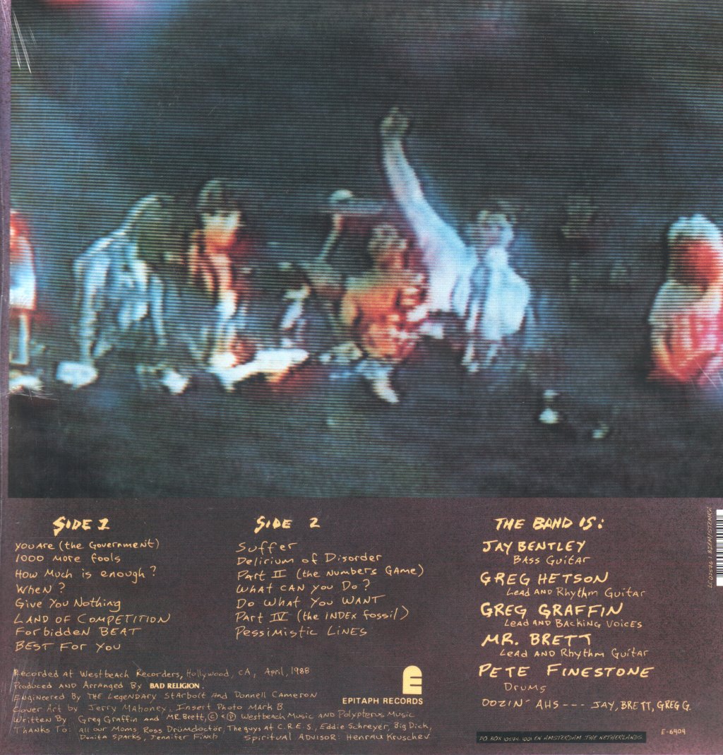 Bad Religion - Suffer - Lp