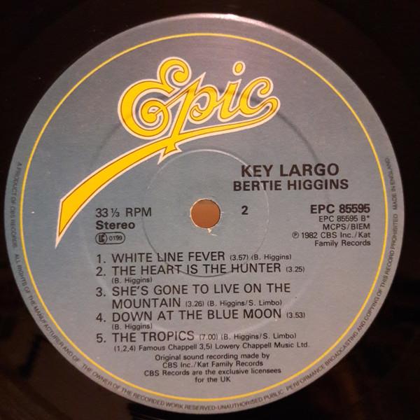 Bertie Higgins - Key Largo - Lp