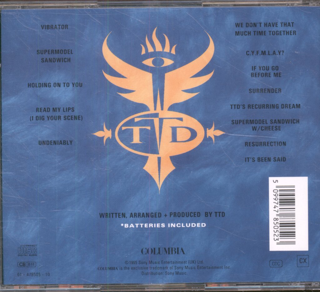 Terence Trent D'Arby - Terence Trent D'Arby's Vibrator* - Cd