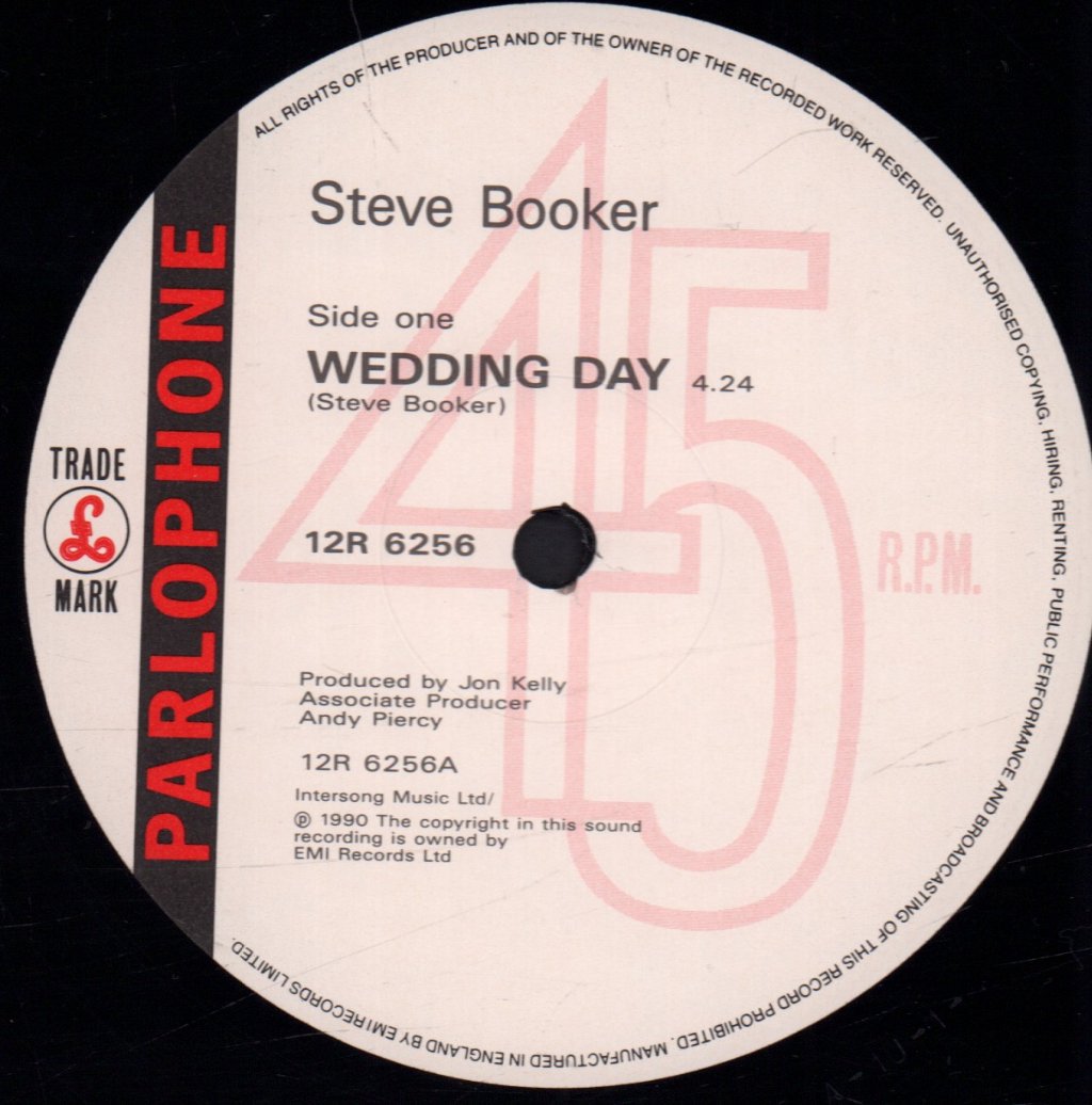 Steve Booker - Wedding Day E.P. - 12 Inch