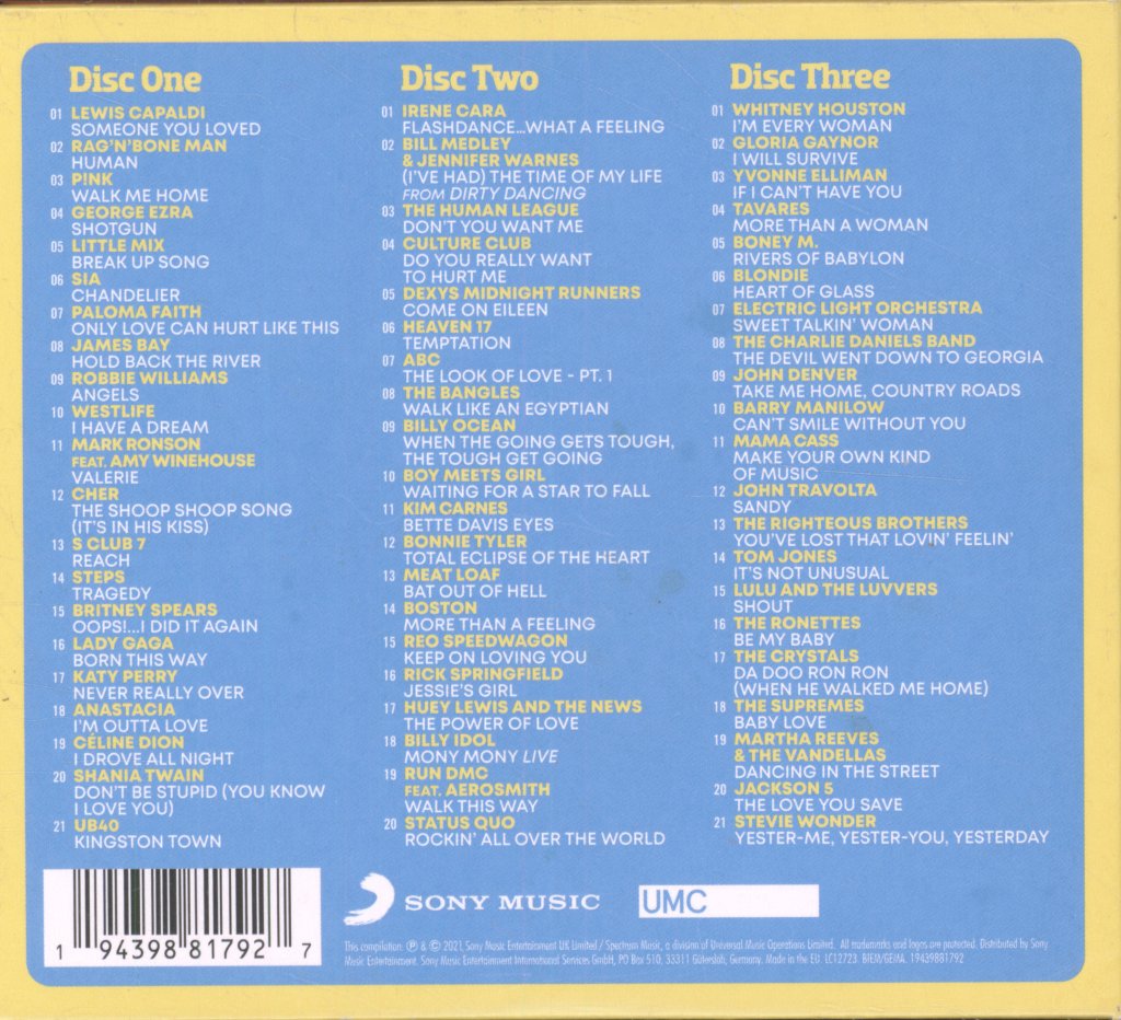 Various Artists - Hits Album - The Car Album Singalong - Triple Cd