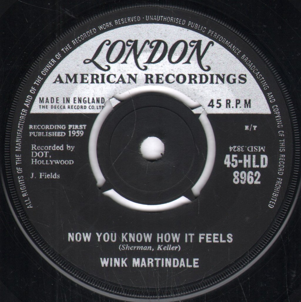 Wink Martindale - Deck Of Cards - 7 Inch