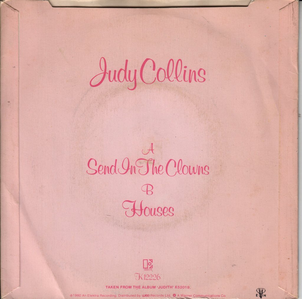 Judy Collins - Send In The Clowns - 7 Inch
