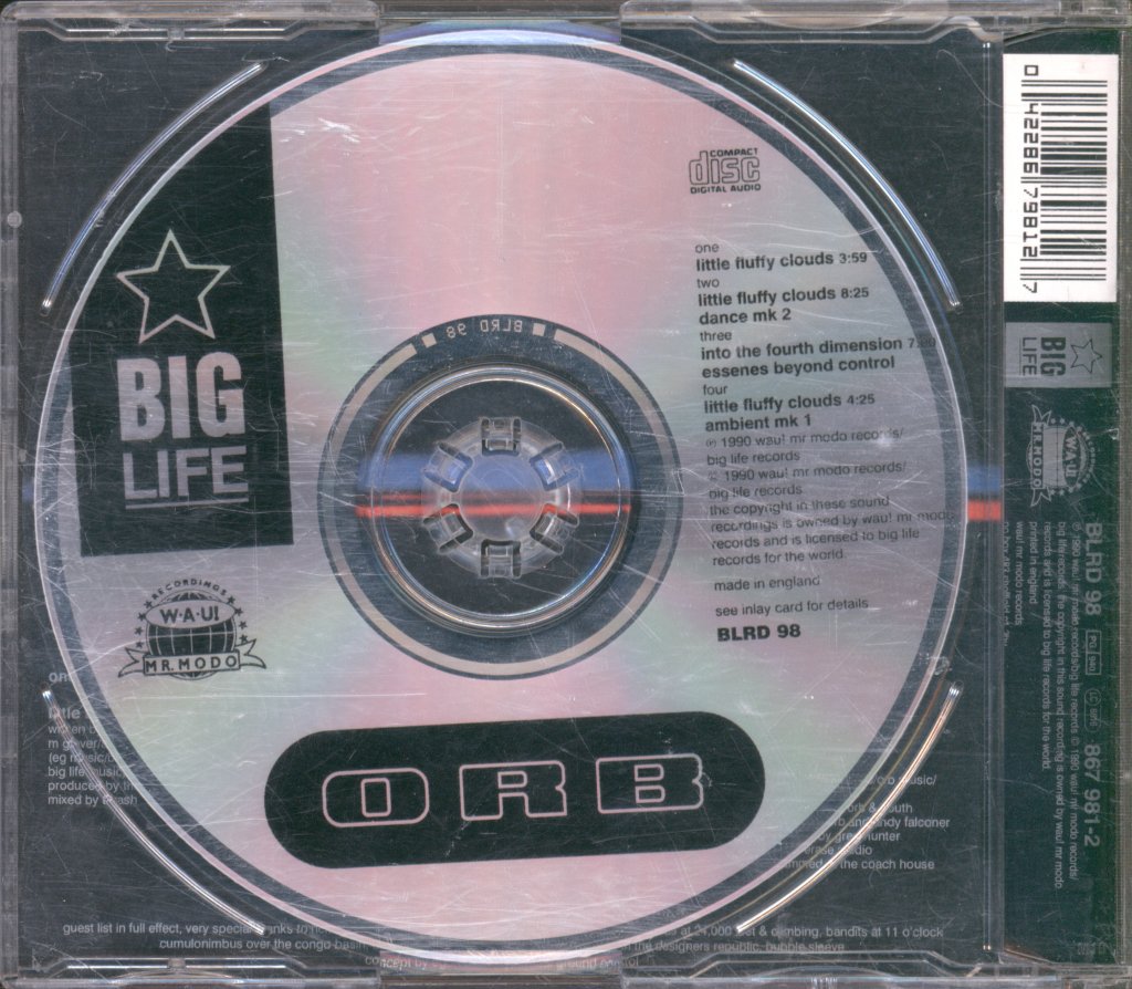 ORB - Little Fluffy Clouds - Cd