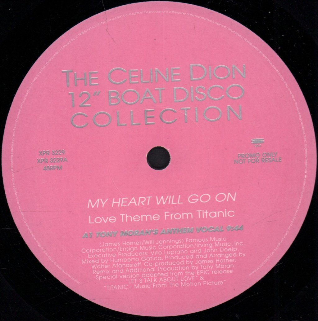 Celine Dion - My Heart Will Go On - 12 Inch