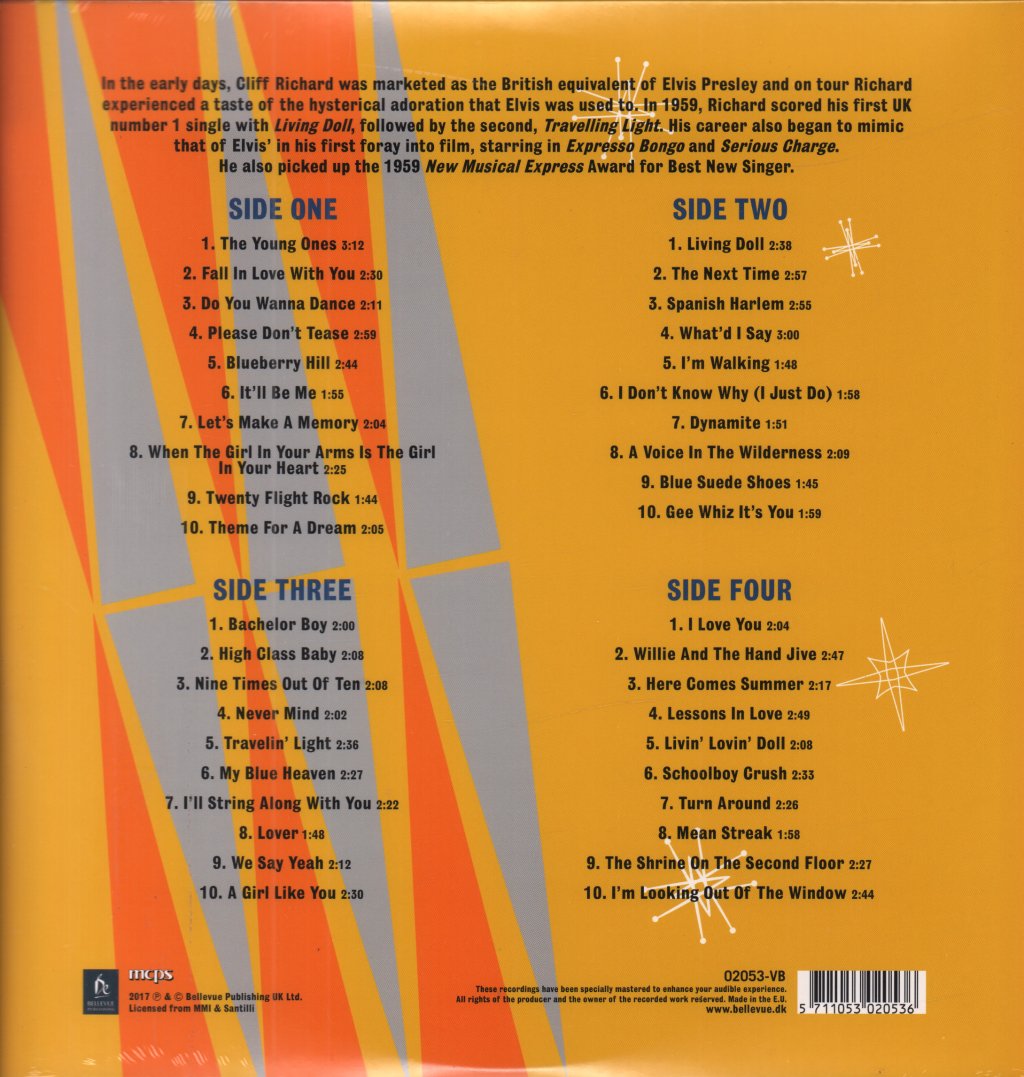 Cliff Richard - England's Own Elvis - Double Lp
