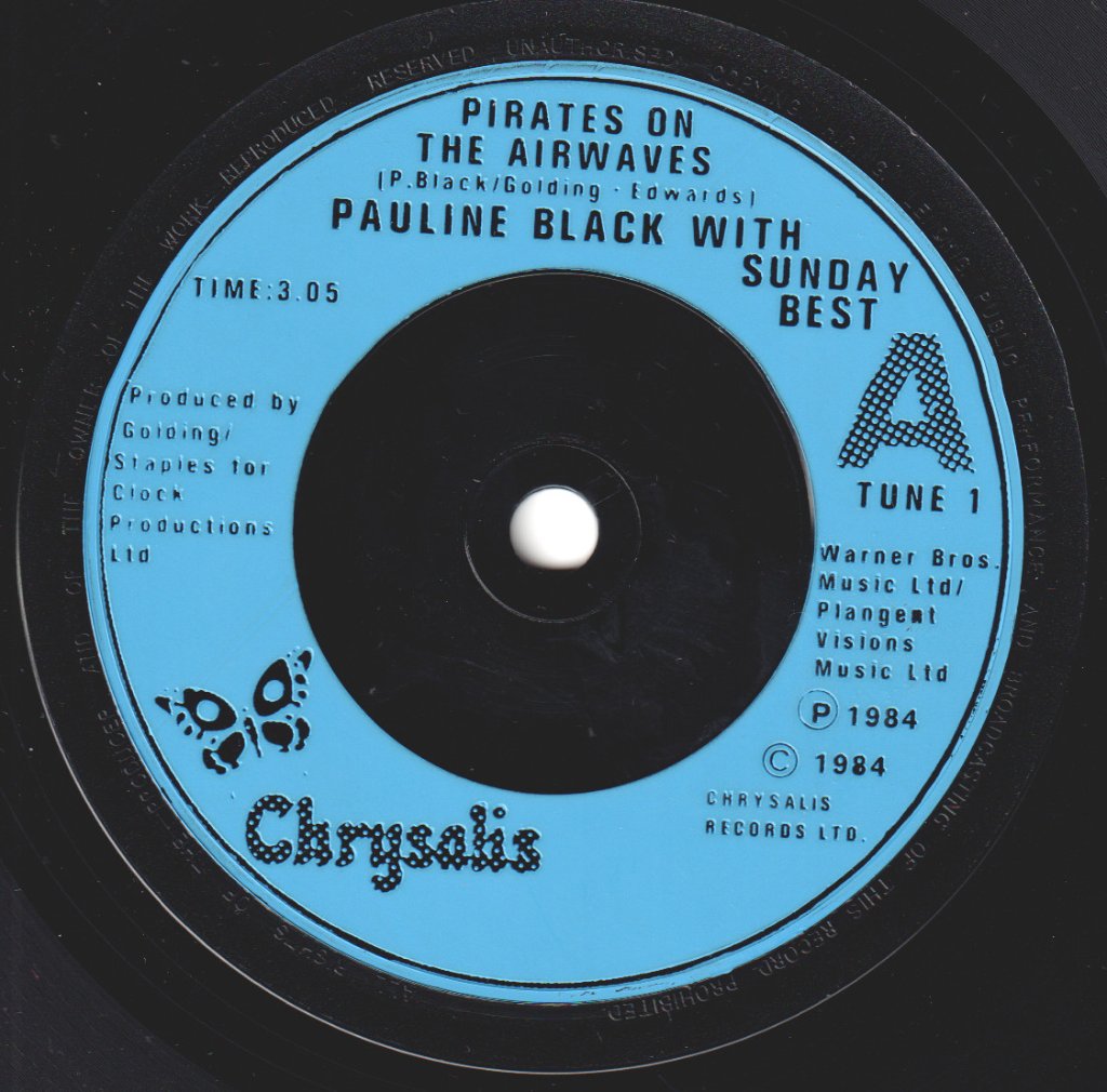 Pauline Black And Sunday Best - Pirates On The Airwaves - 7 Inch